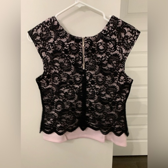 Robert Rodriguez Elina Lace Top Smudge Black/Lilac Size Small EUC - Picture 6 of 6